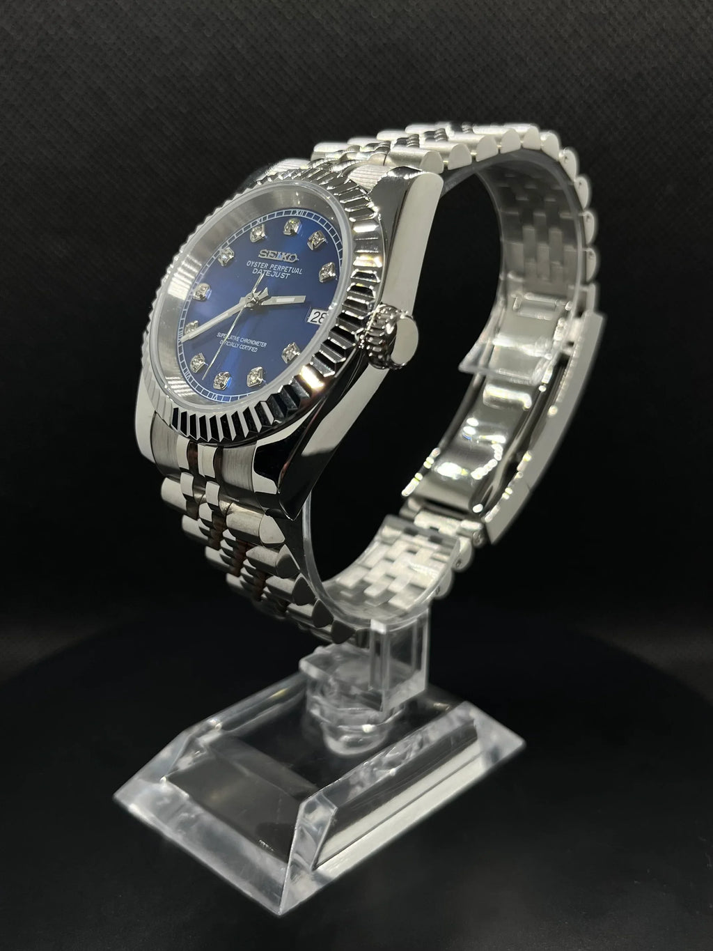 Datejust – Bleu Index Diamant