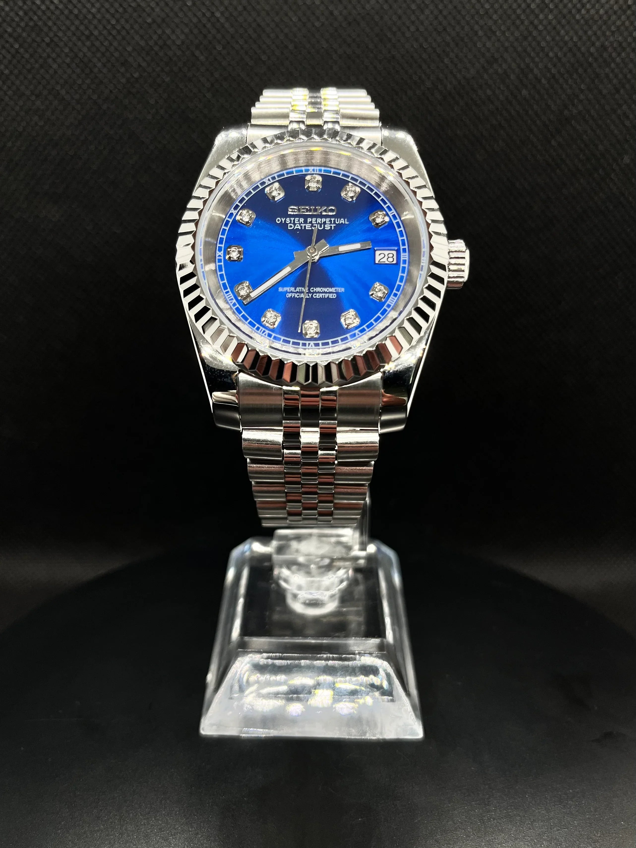 Datejust – Bleu Index Diamant