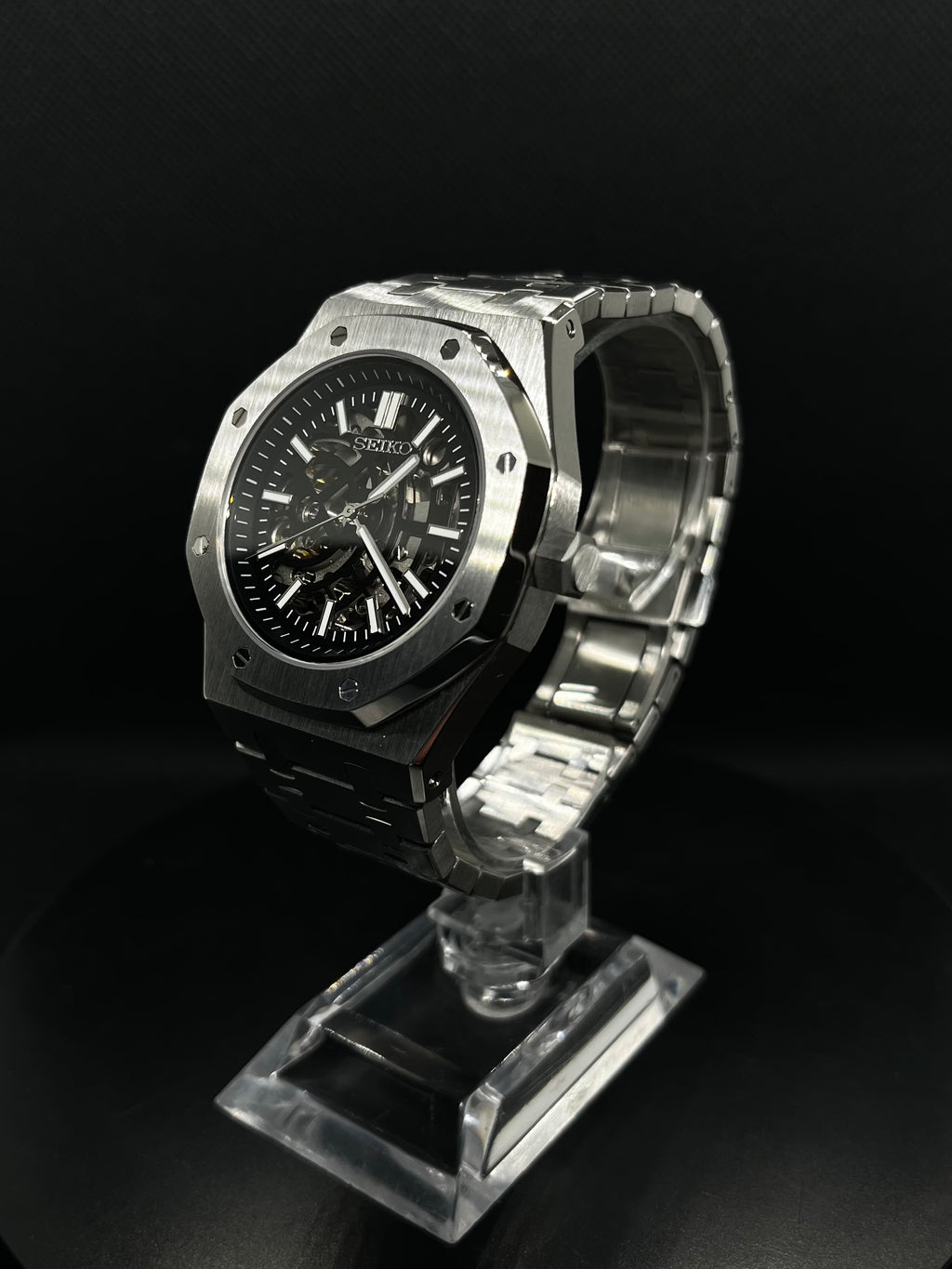 Royal Oak – Acier Skeleton Noir