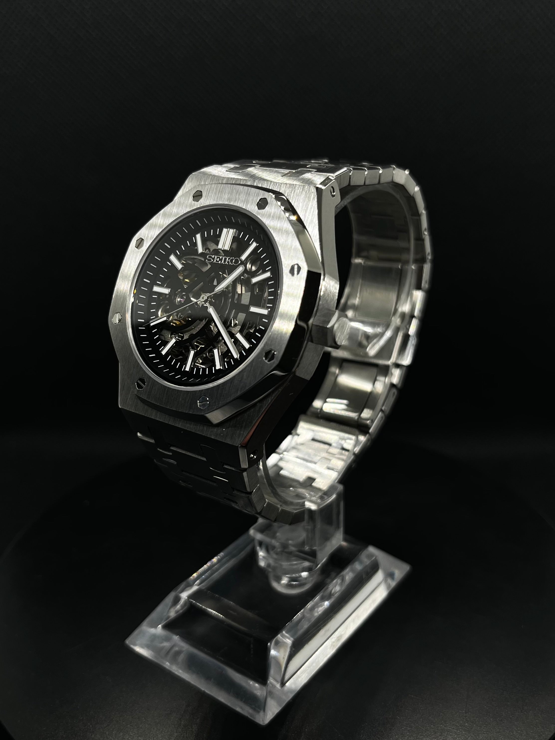 Royal Oak – Acier Skeleton Noir