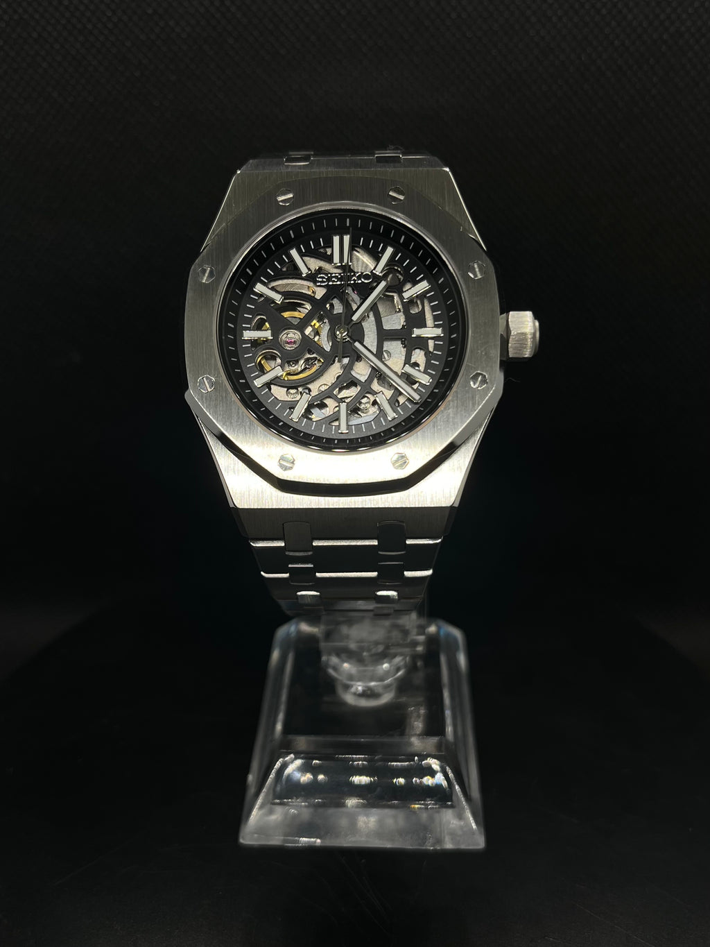 Royal Oak – Acier Skeleton Noir
