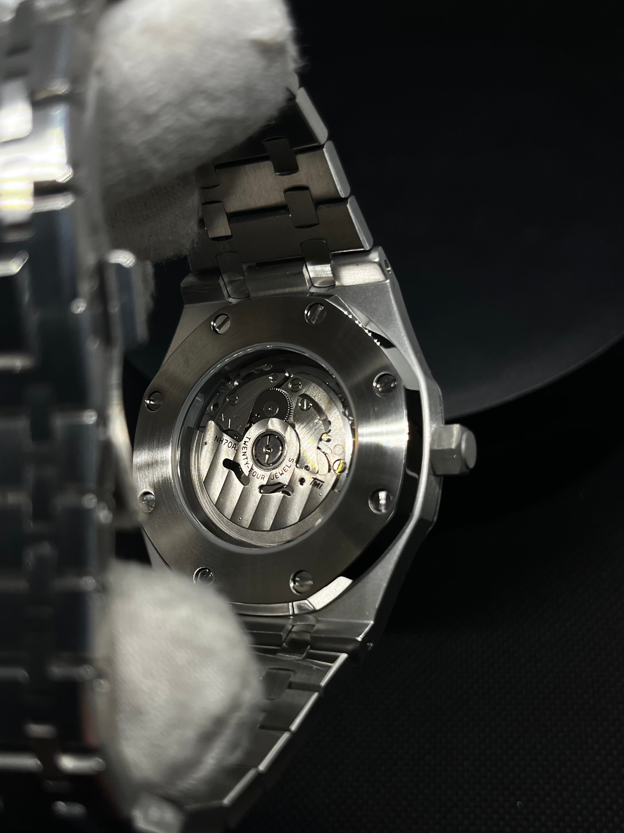 Royal Oak – Acier Skeleton Noir