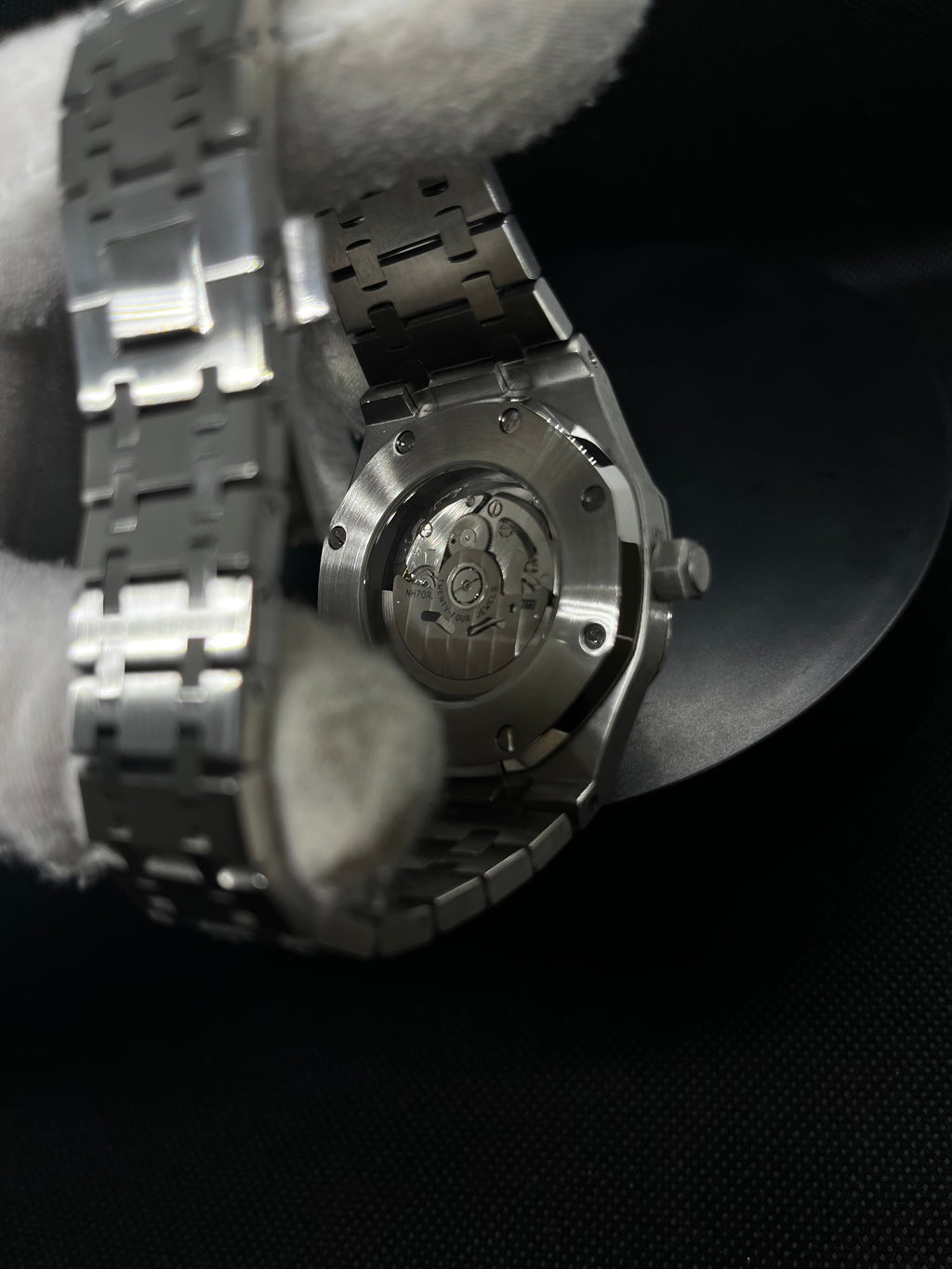 Royal Oak Skeleton – Acier – Blanc