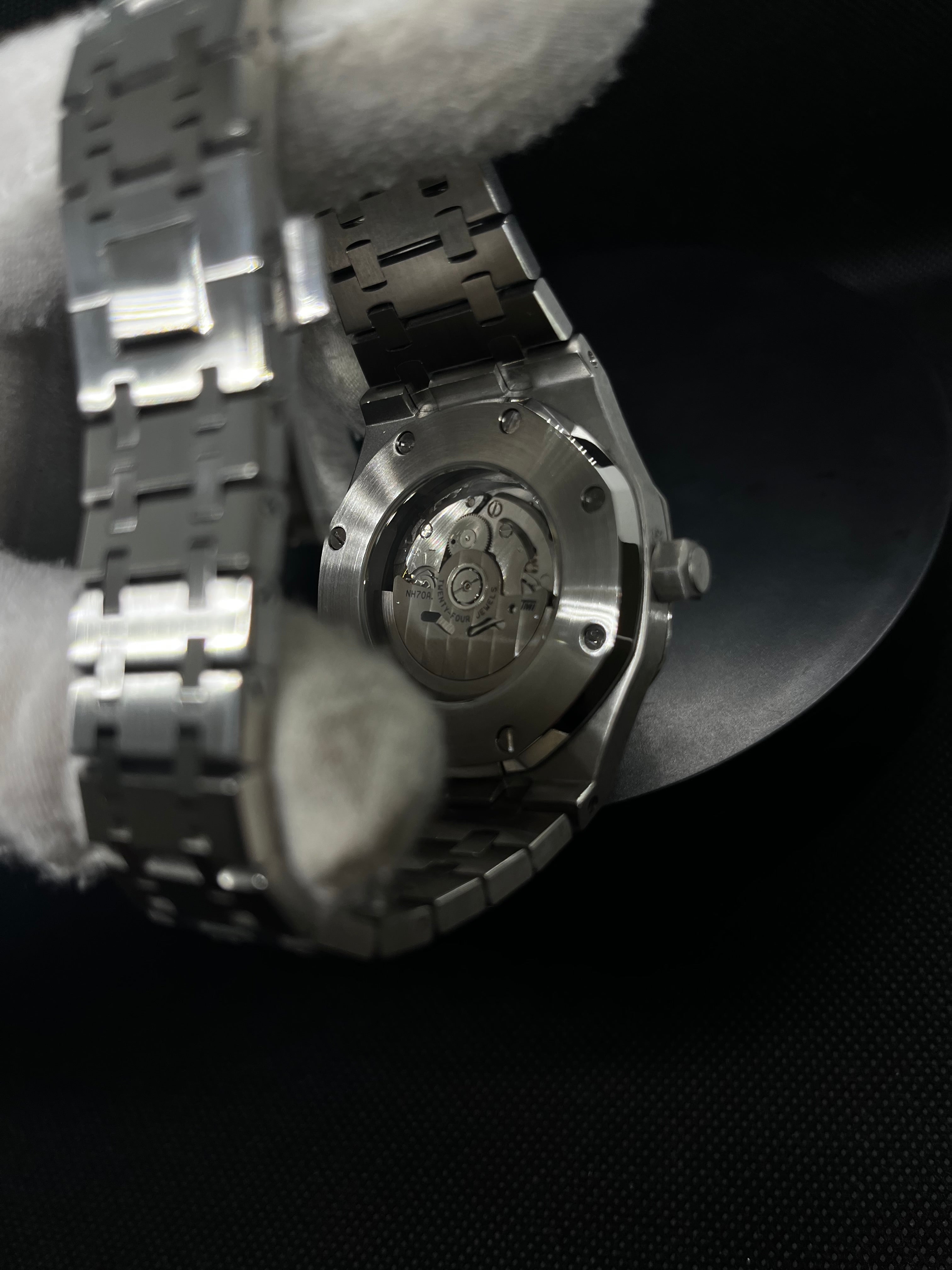 Royal Oak Skeleton – Acier – Blanc