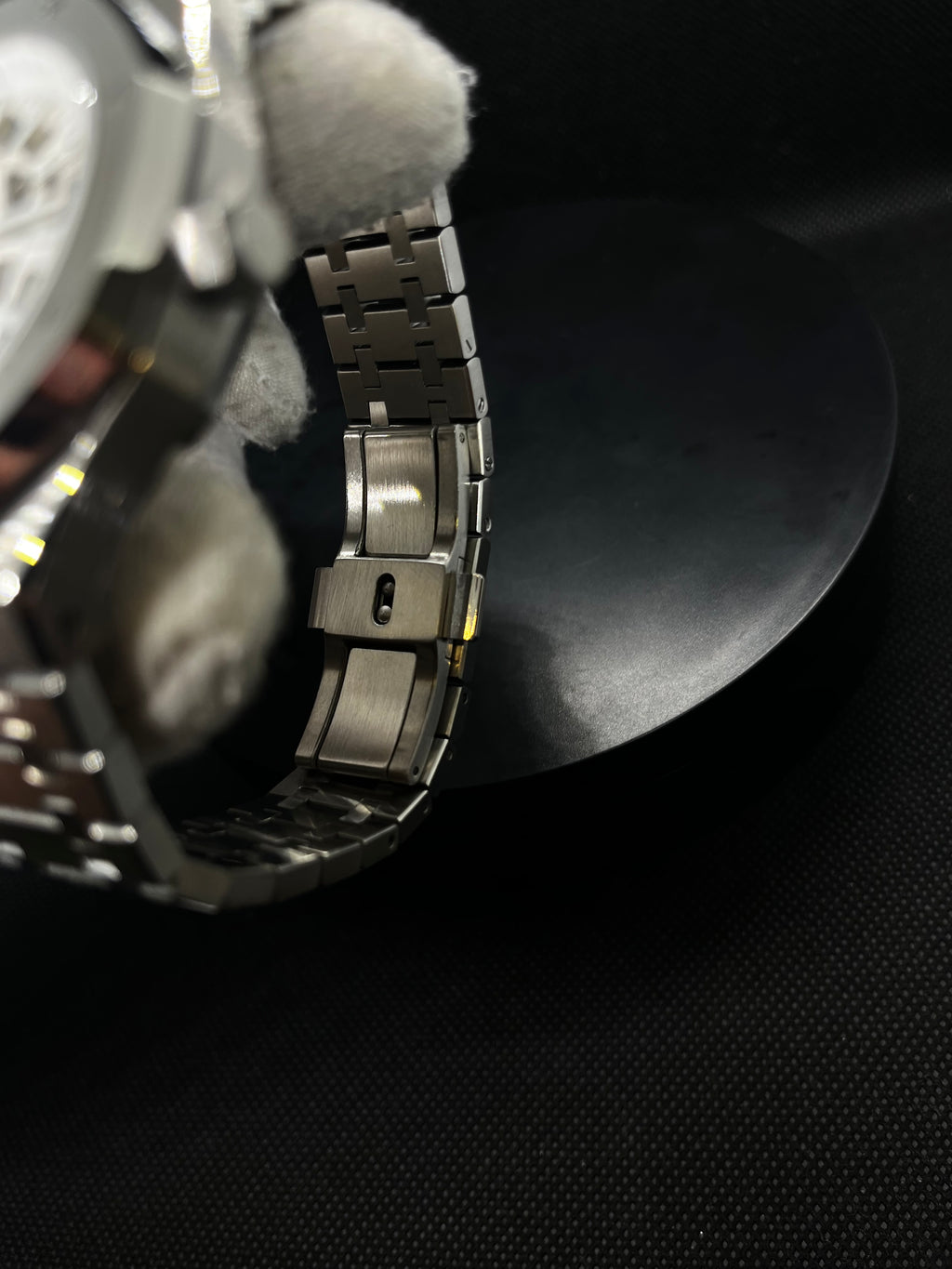 Royal Oak Skeleton – Acier – Blanc