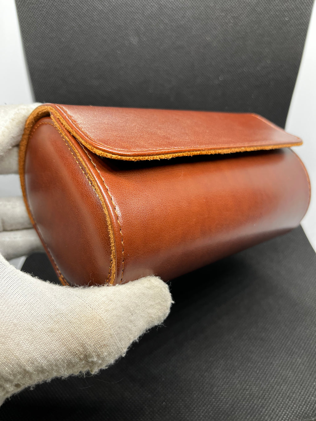 Coffret de Voyage Luxe – Cuir Cognac (2 Montres)