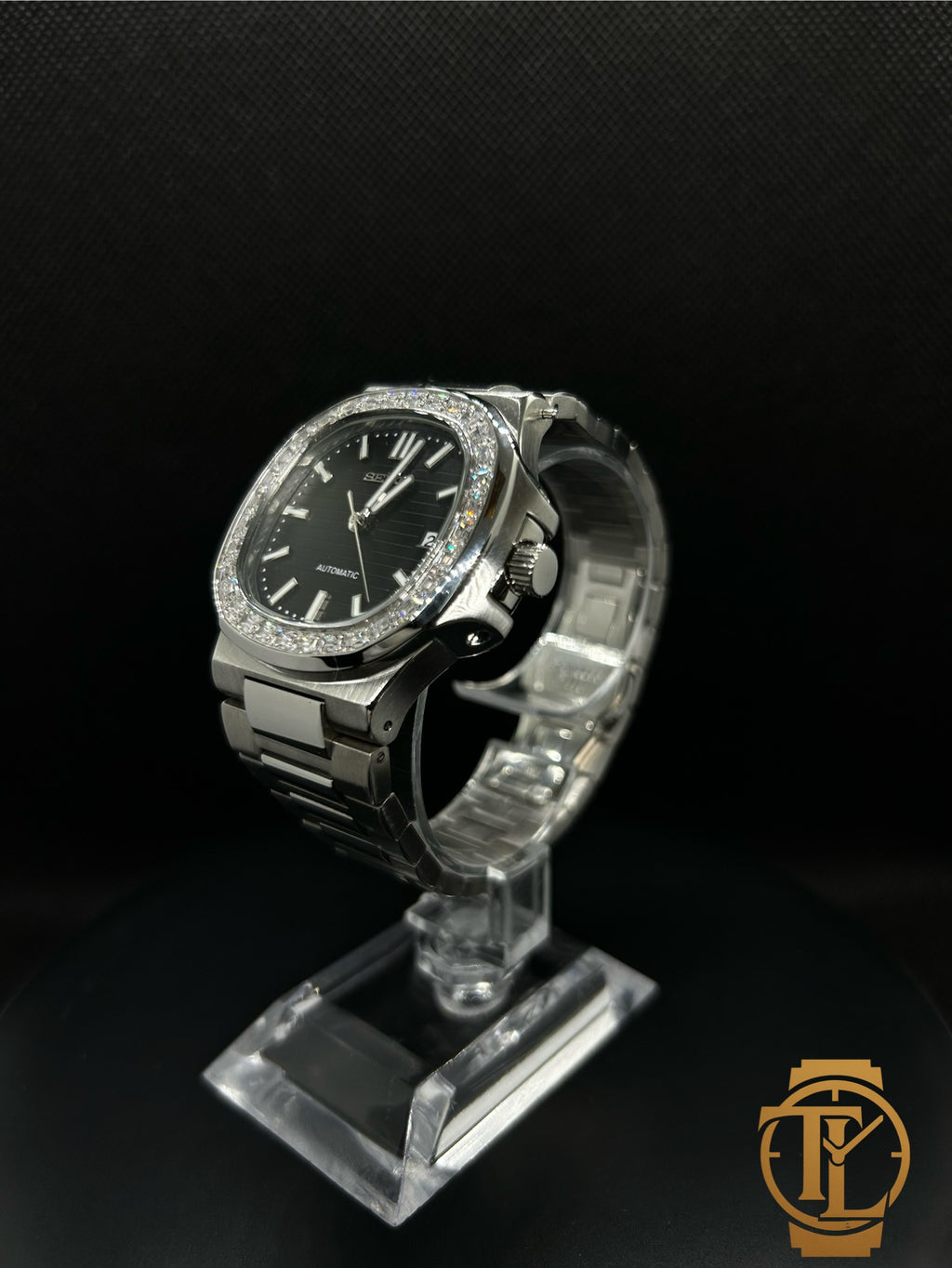 Nautilus – Acier Noir Diamant