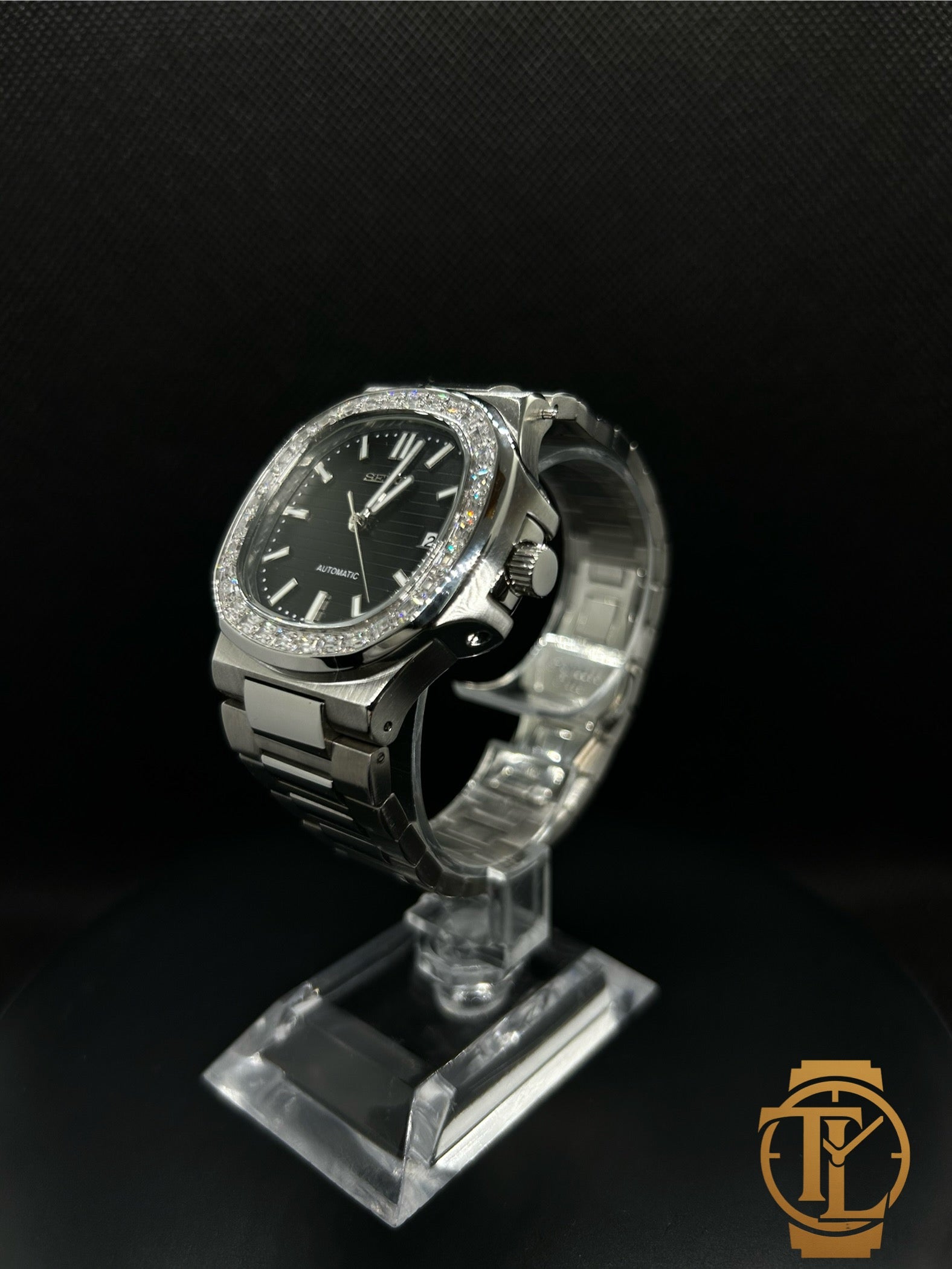 Nautilus – Acier Noir Diamant