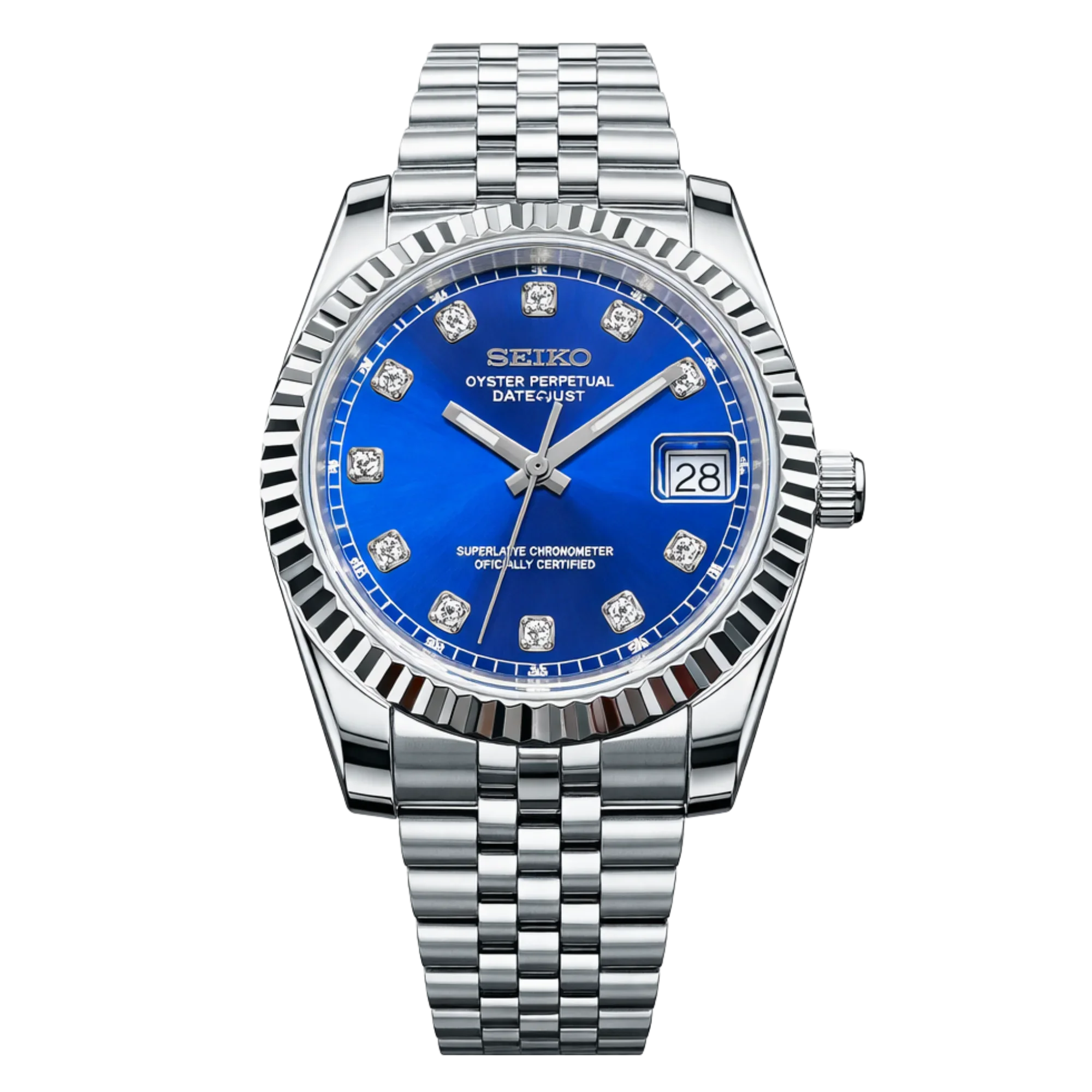 Datejust – Bleu Index Diamant