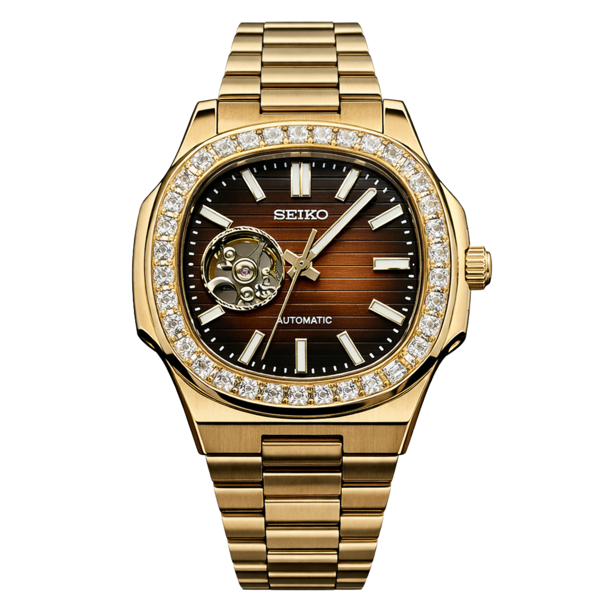 Nautilus – Or Jaune Open Heart Diamant