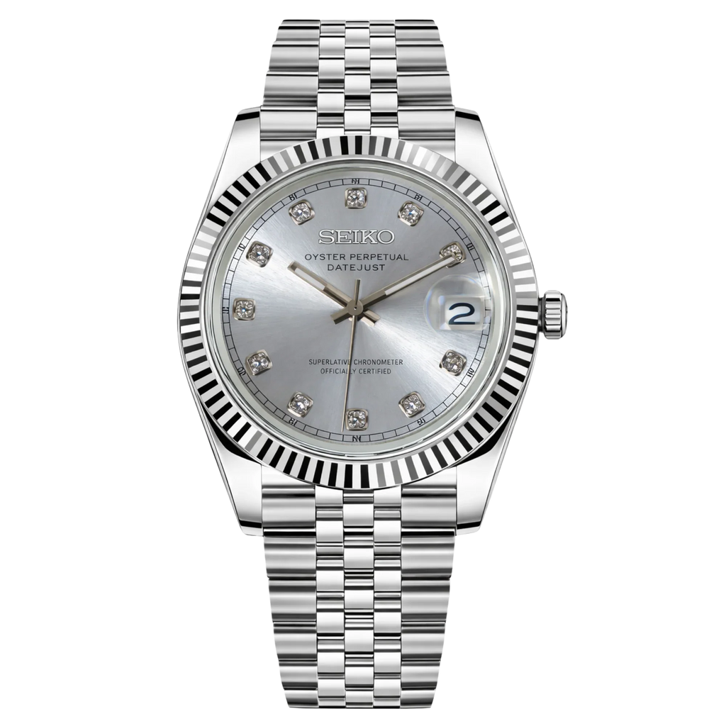 Datejust – Gris Index Diamant