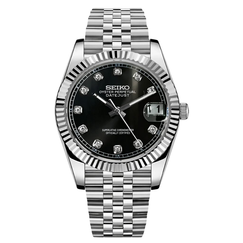 Datejust – Noir Index Diamant