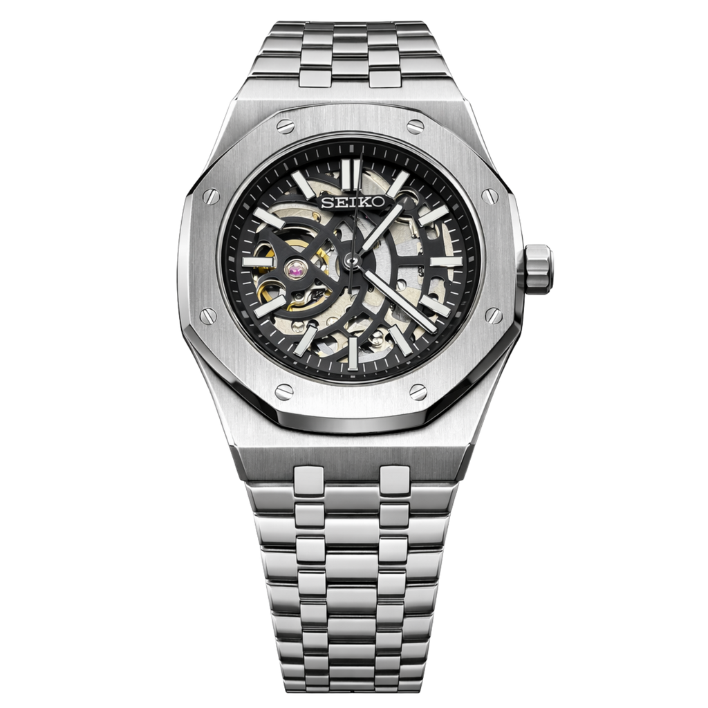 Royal Oak – Acier Skeleton Noir