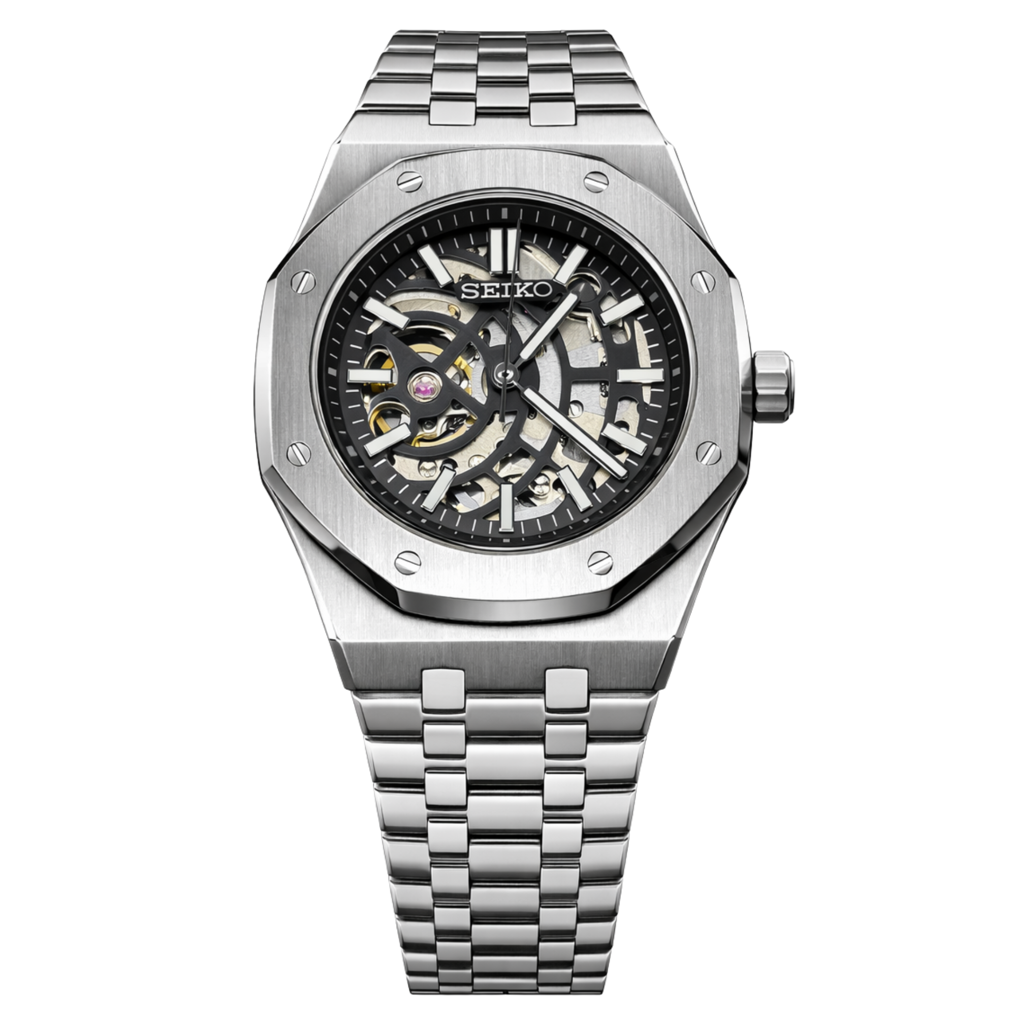 Royal Oak – Acier Skeleton Noir